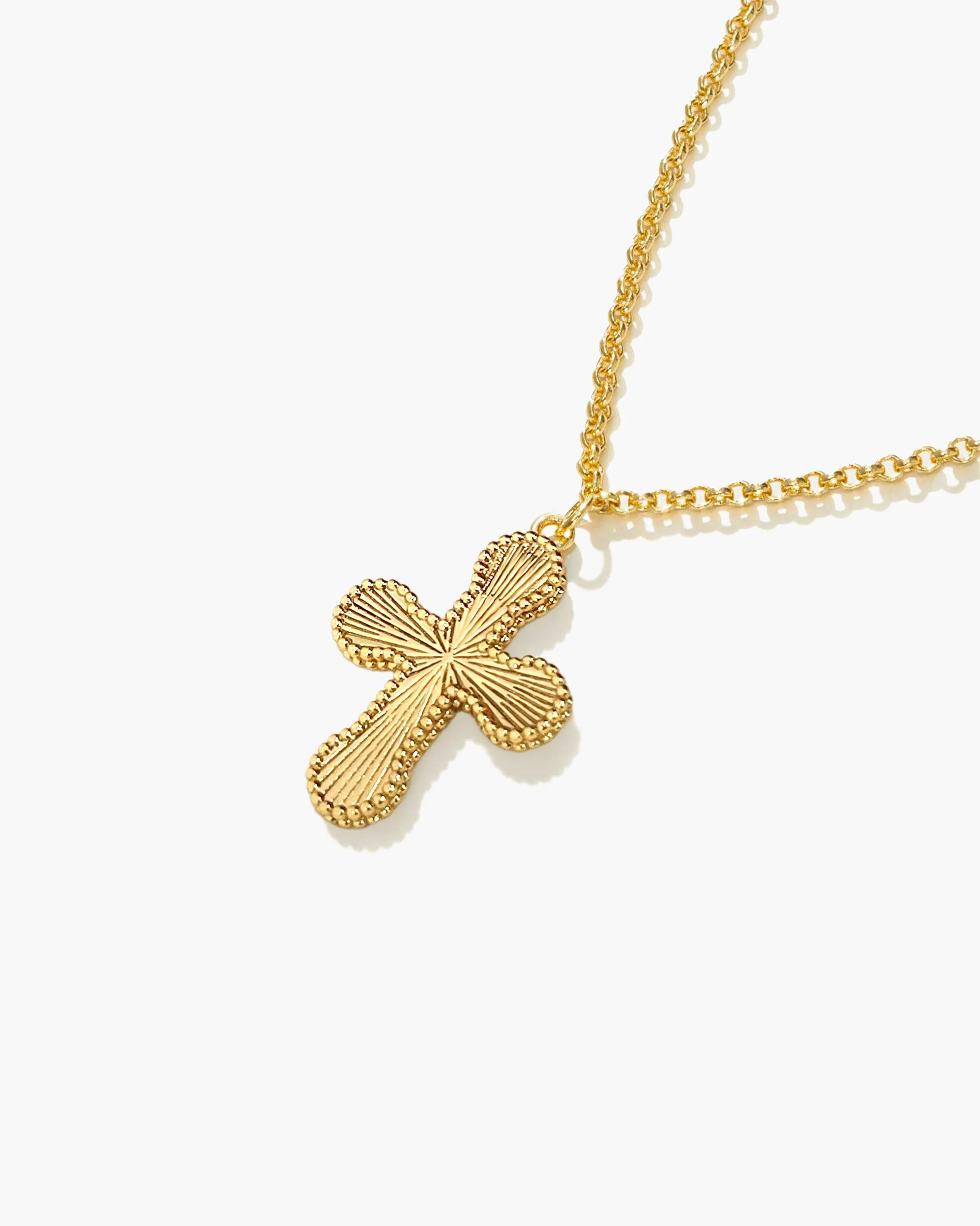 Mini Cross Pendant Necklace sold by en route product image thumbnail 3