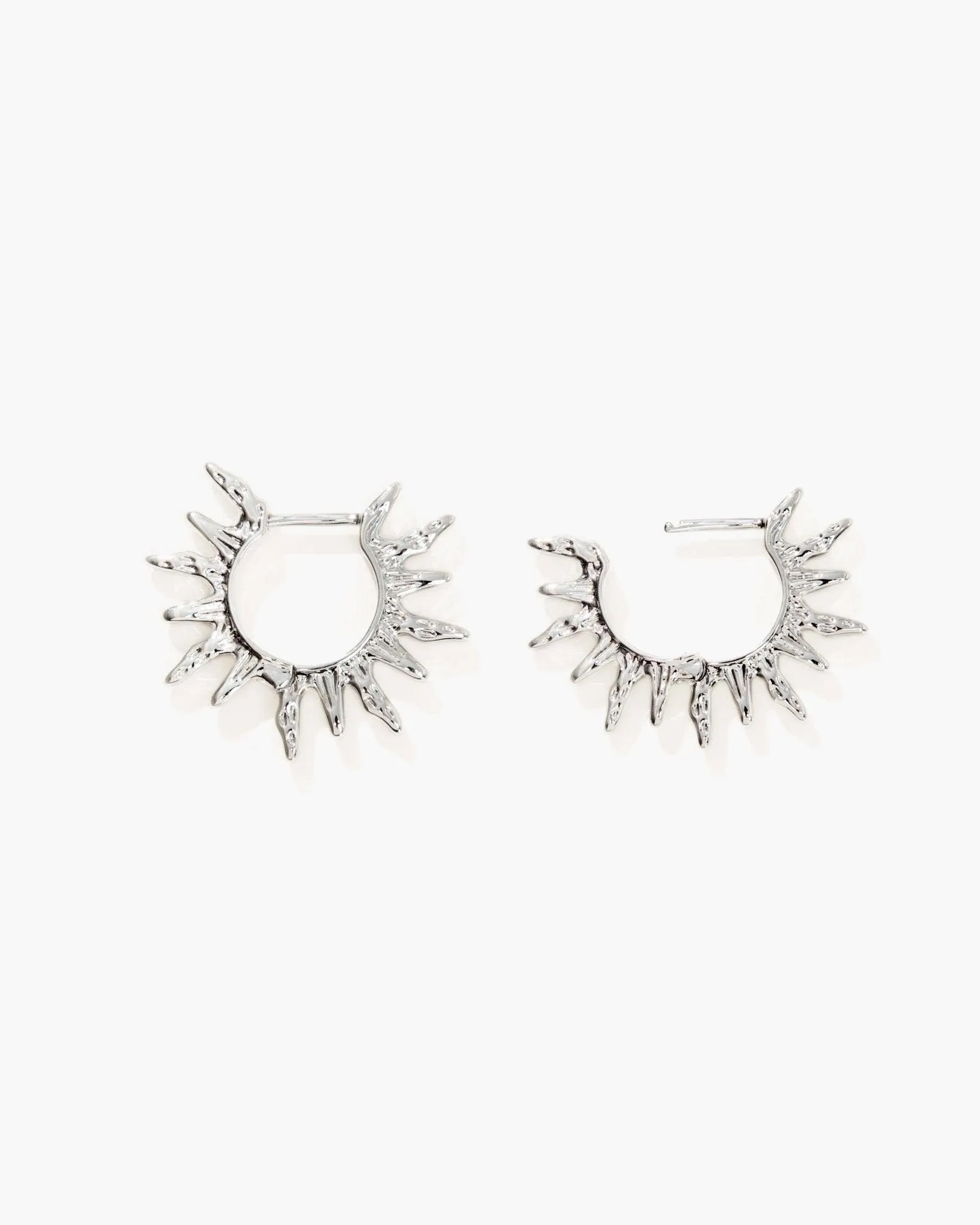 Sun Hoop Earrings sold by En Route Jewelry product image thumbnail 5