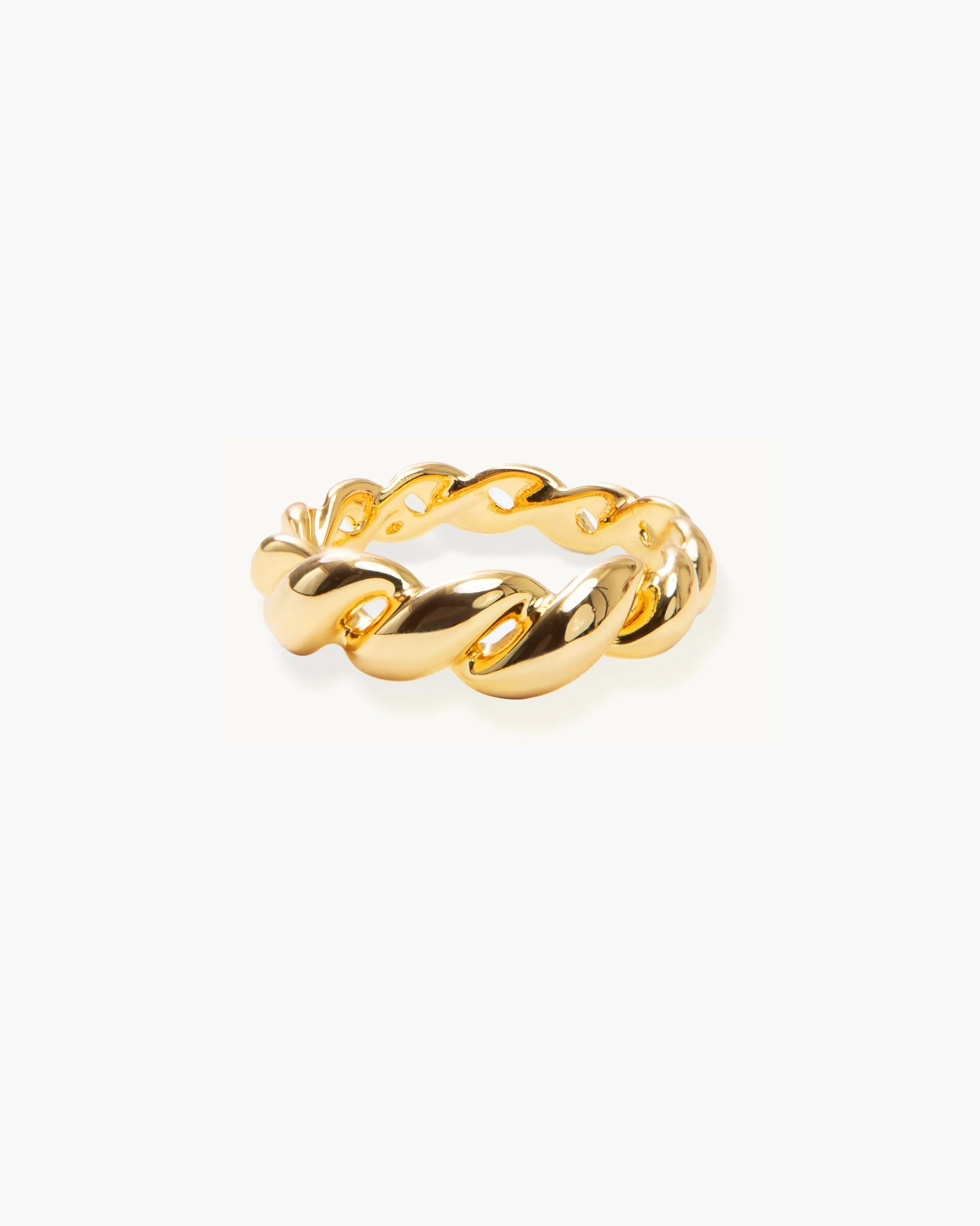 Gold Twisted Ring sold by En Route Jewelry