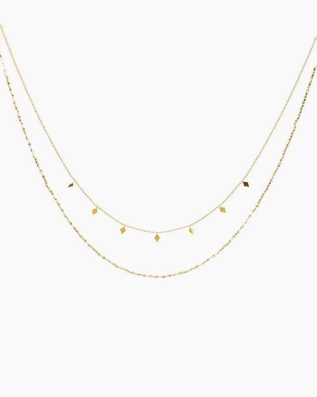 Maddie Layered Necklace made by En Route Jewelry