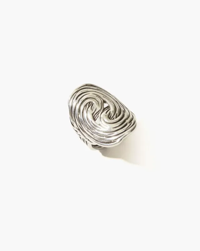 Silver Swirl Ring sold by En Route Jewelry