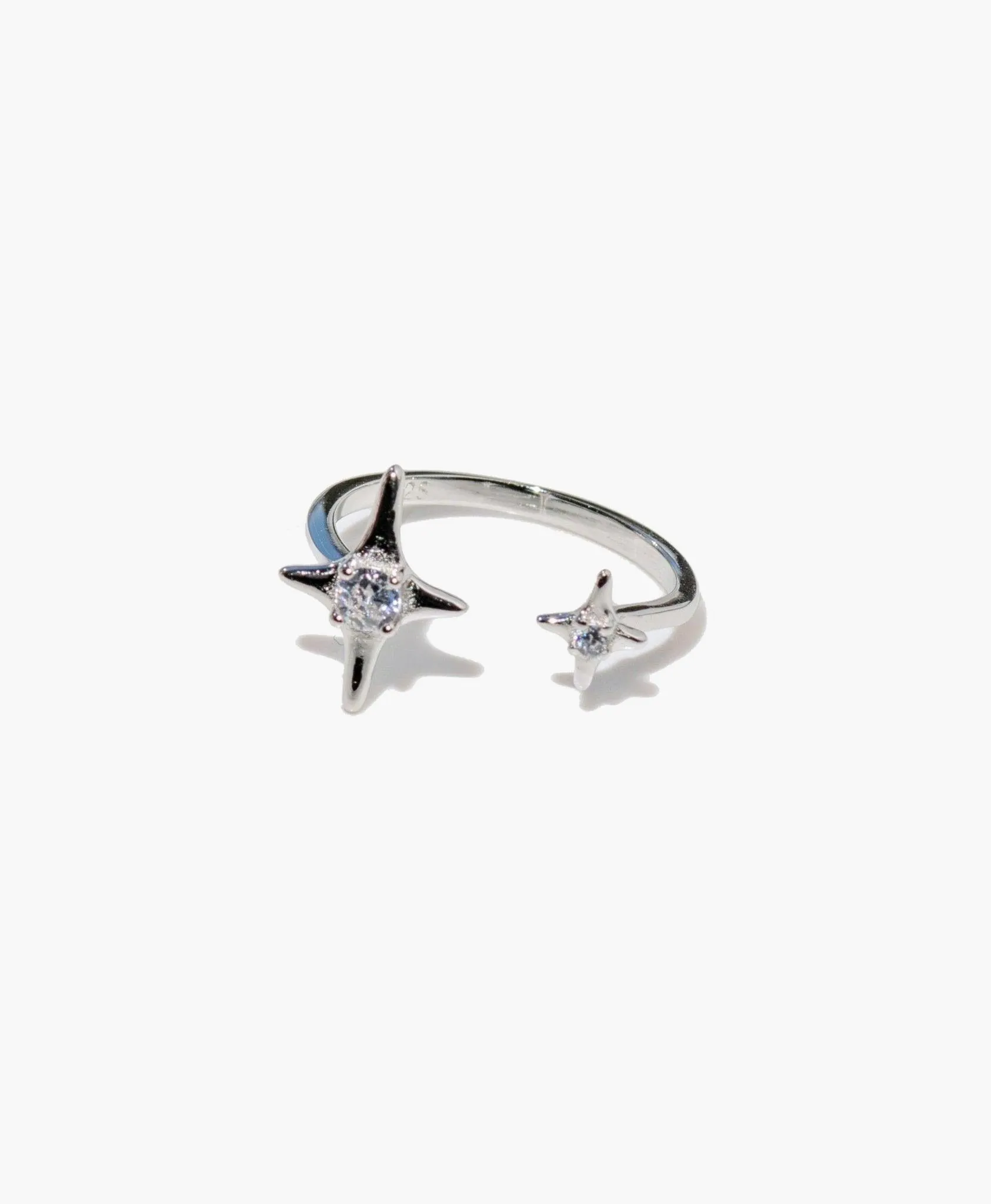 Silver Sparkle Ring sold by En Route Jewelry product image thumbnail 3