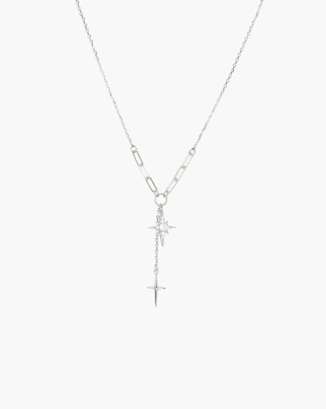 Melissa Silver Star Necklace sold by en route