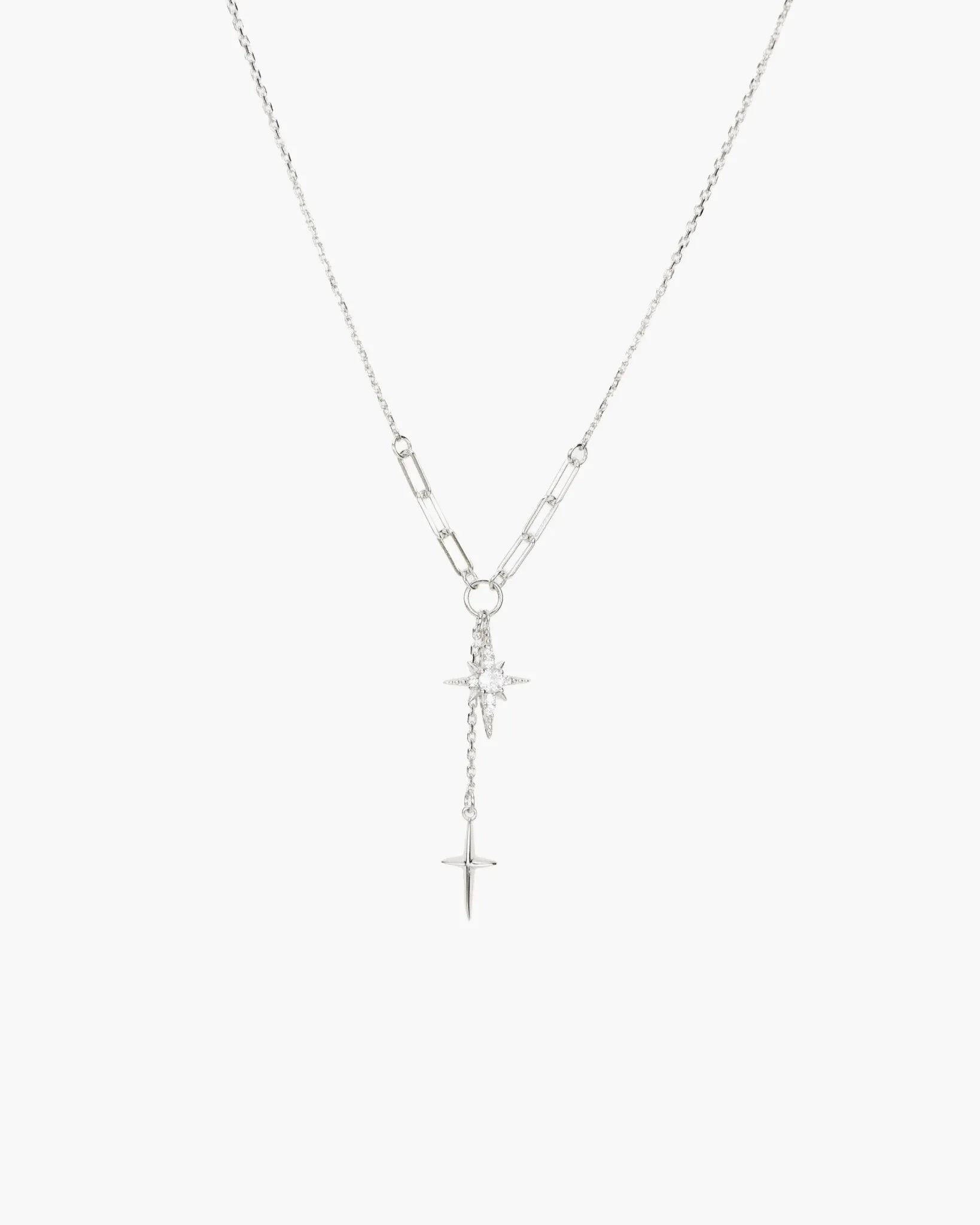 Melissa Silver Star Necklace sold by en route
