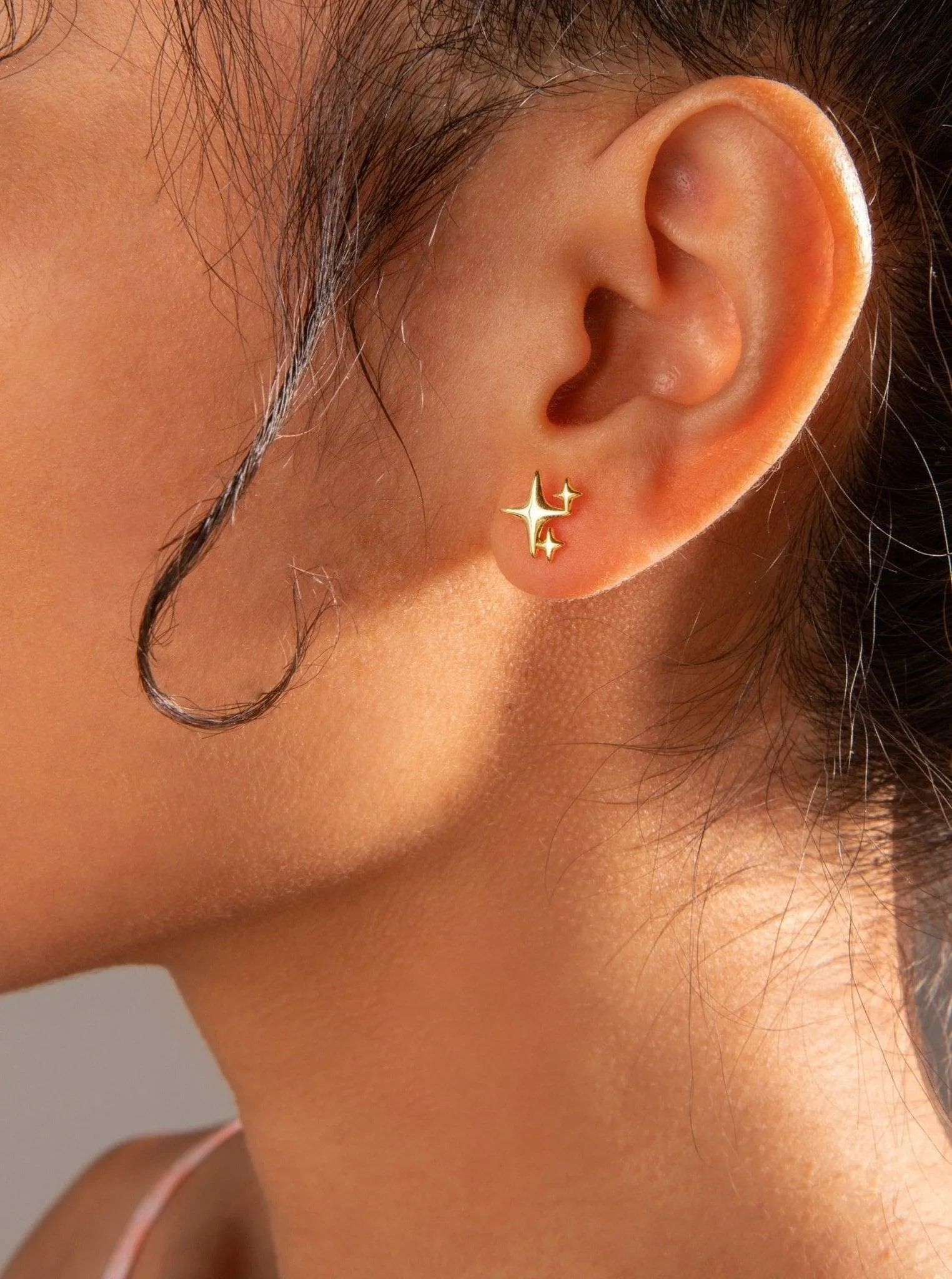 Sparkle Stud Earrings sold by En Route Jewelry product image thumbnail 2