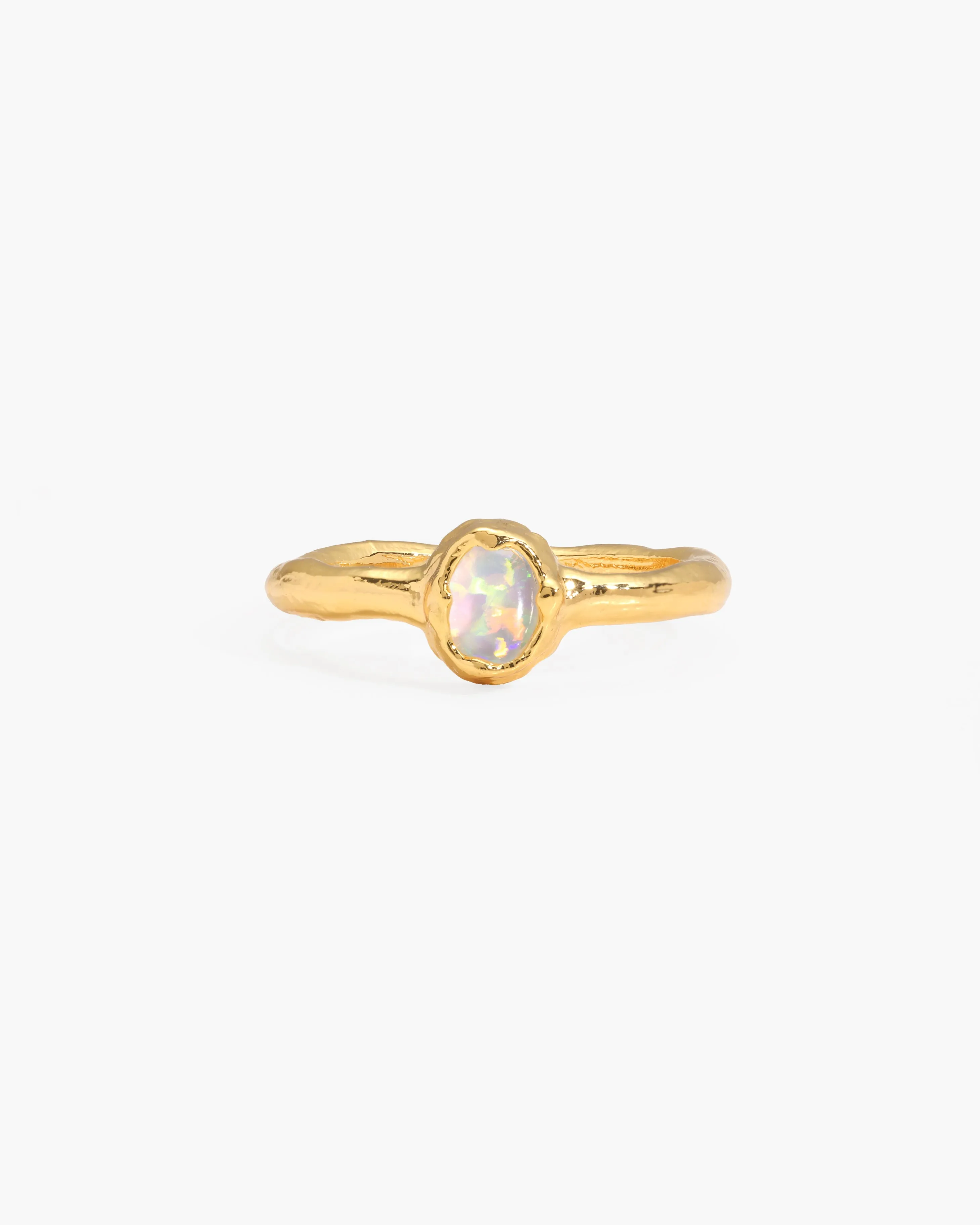 Birthstone Ring in Gold - October sold by En Route Jewelry