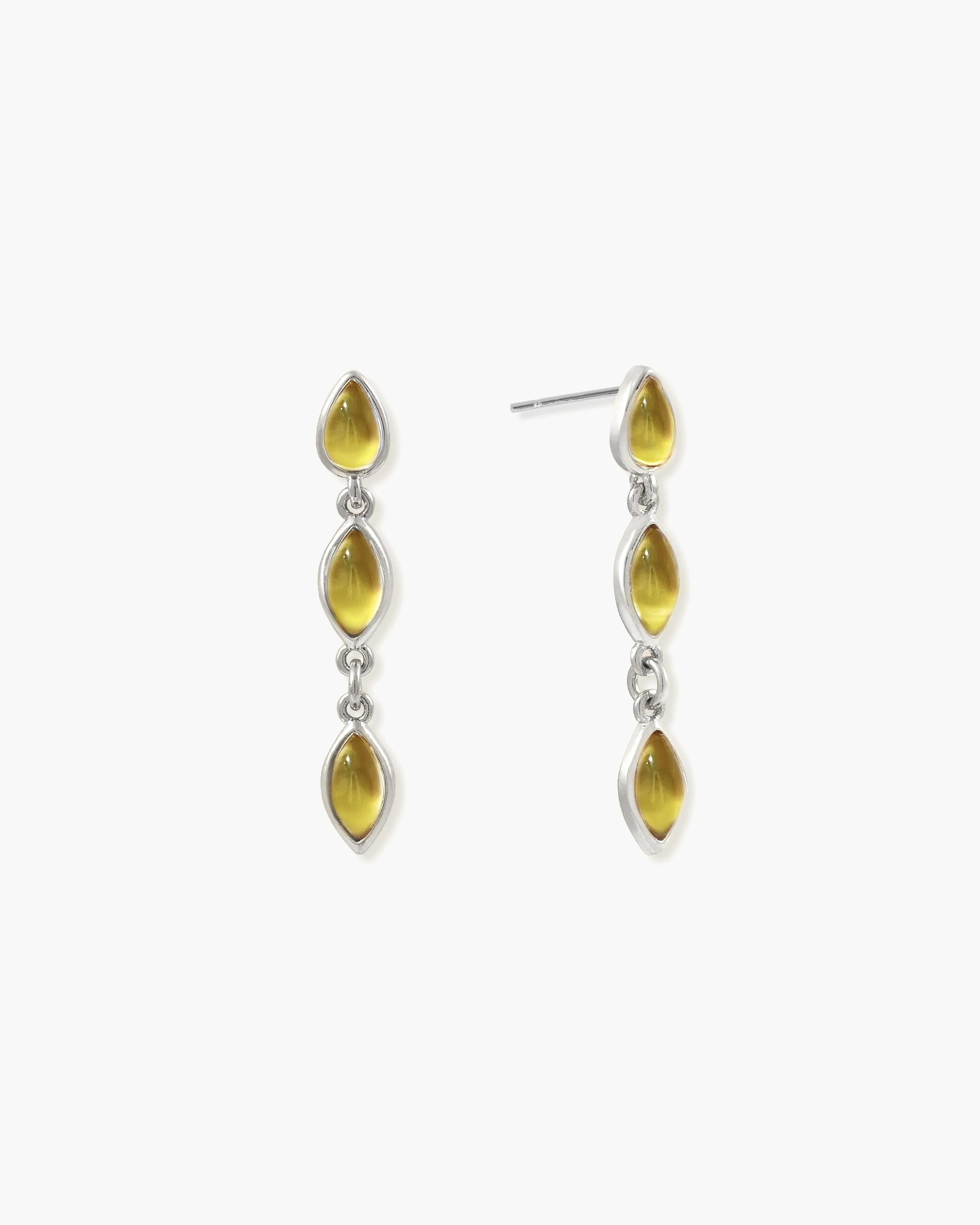 Olive Marquise Earrings sold by En Route Jewelry product image thumbnail 3