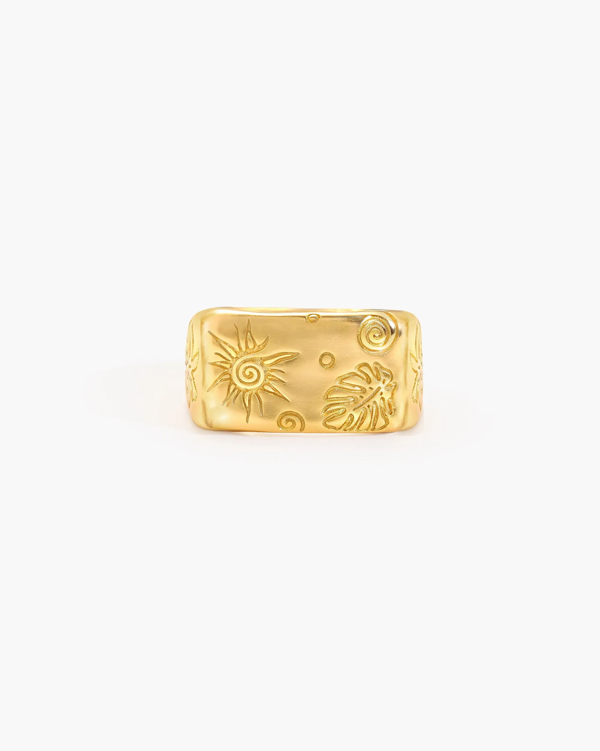 Palma Signet Ring sold by En Route Jewelry