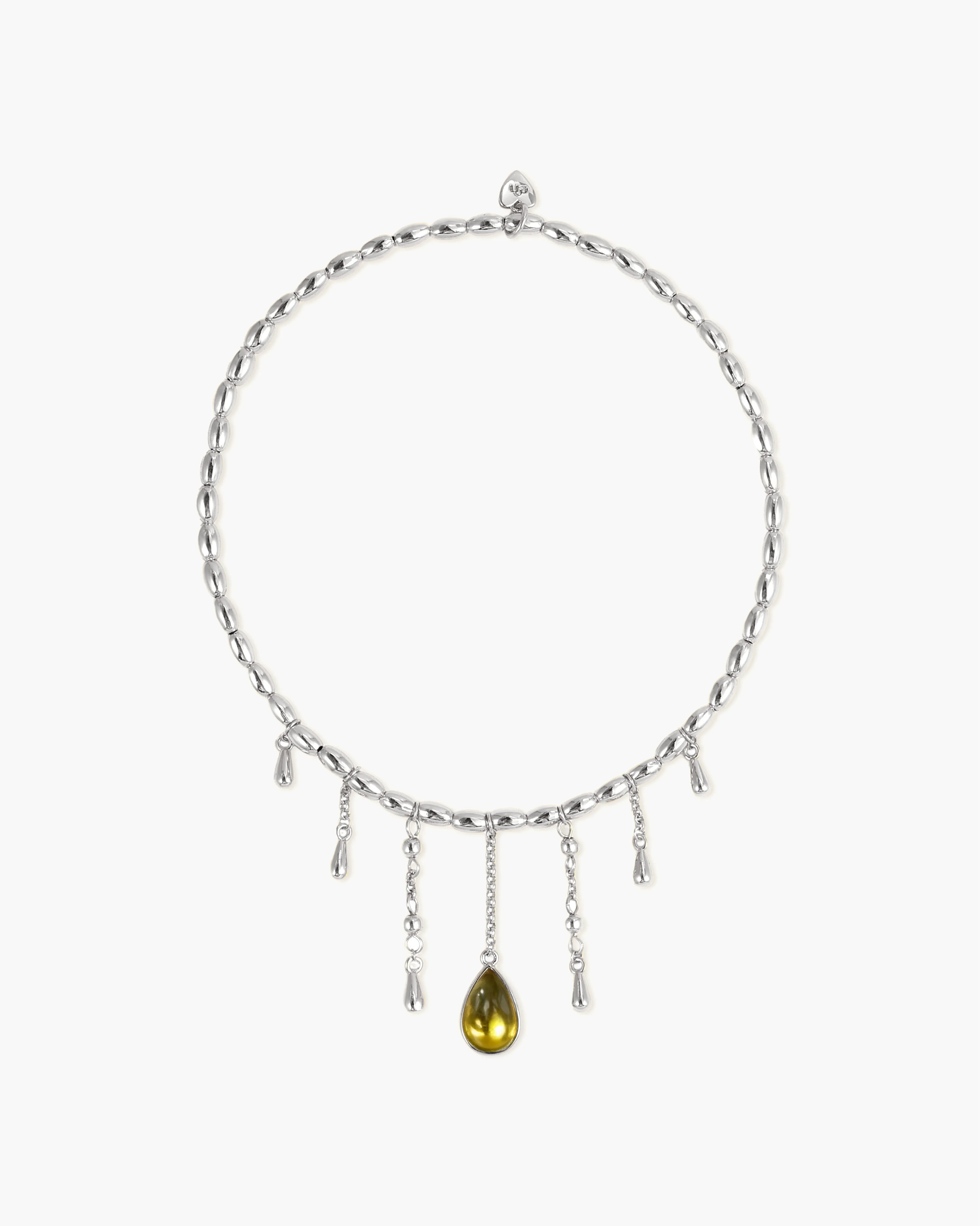 Waterdrop Anklet in Silver sold by En Route Jewelry product image thumbnail 4