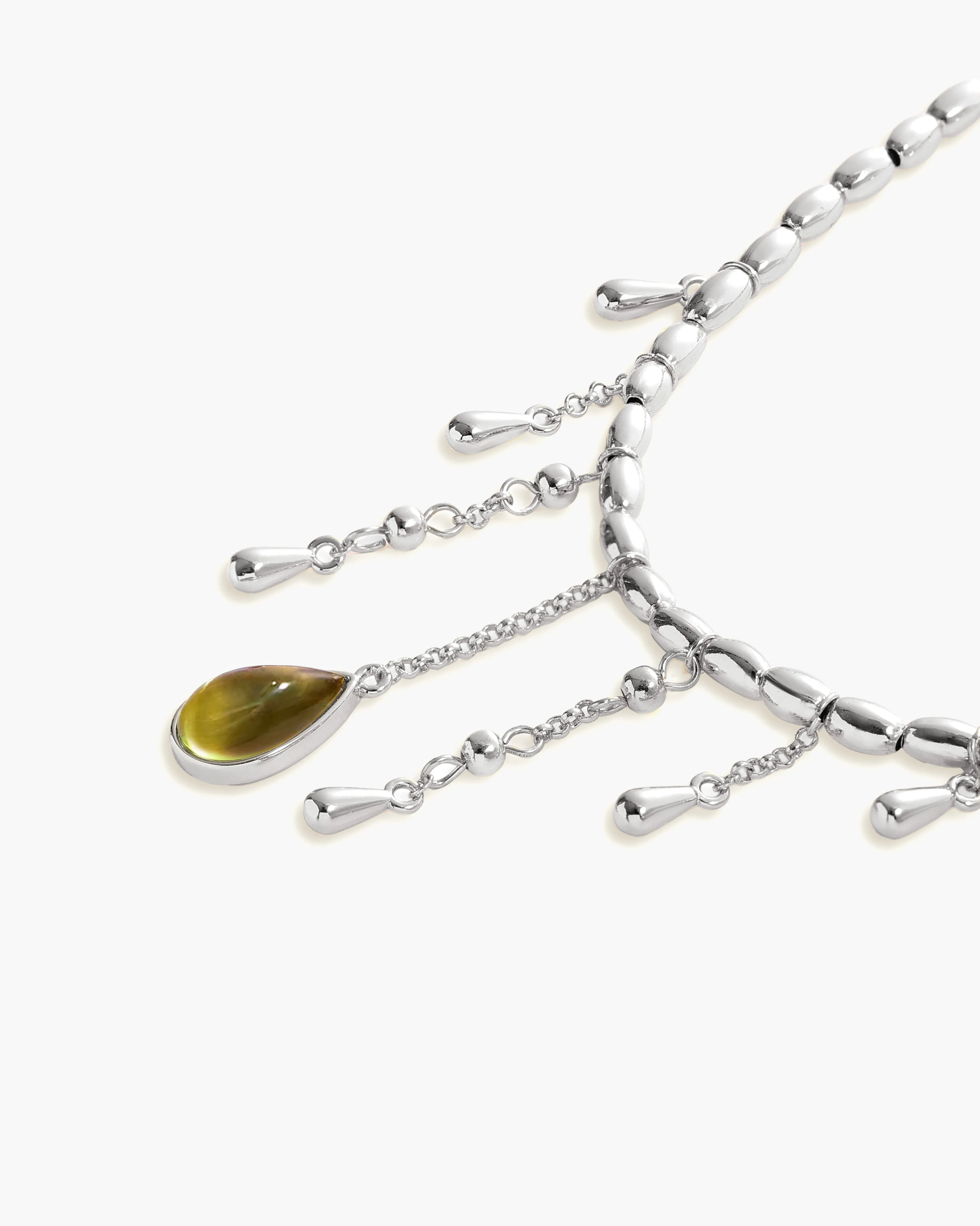 Waterdrop Anklet in Silver sold by En Route Jewelry product image thumbnail 3