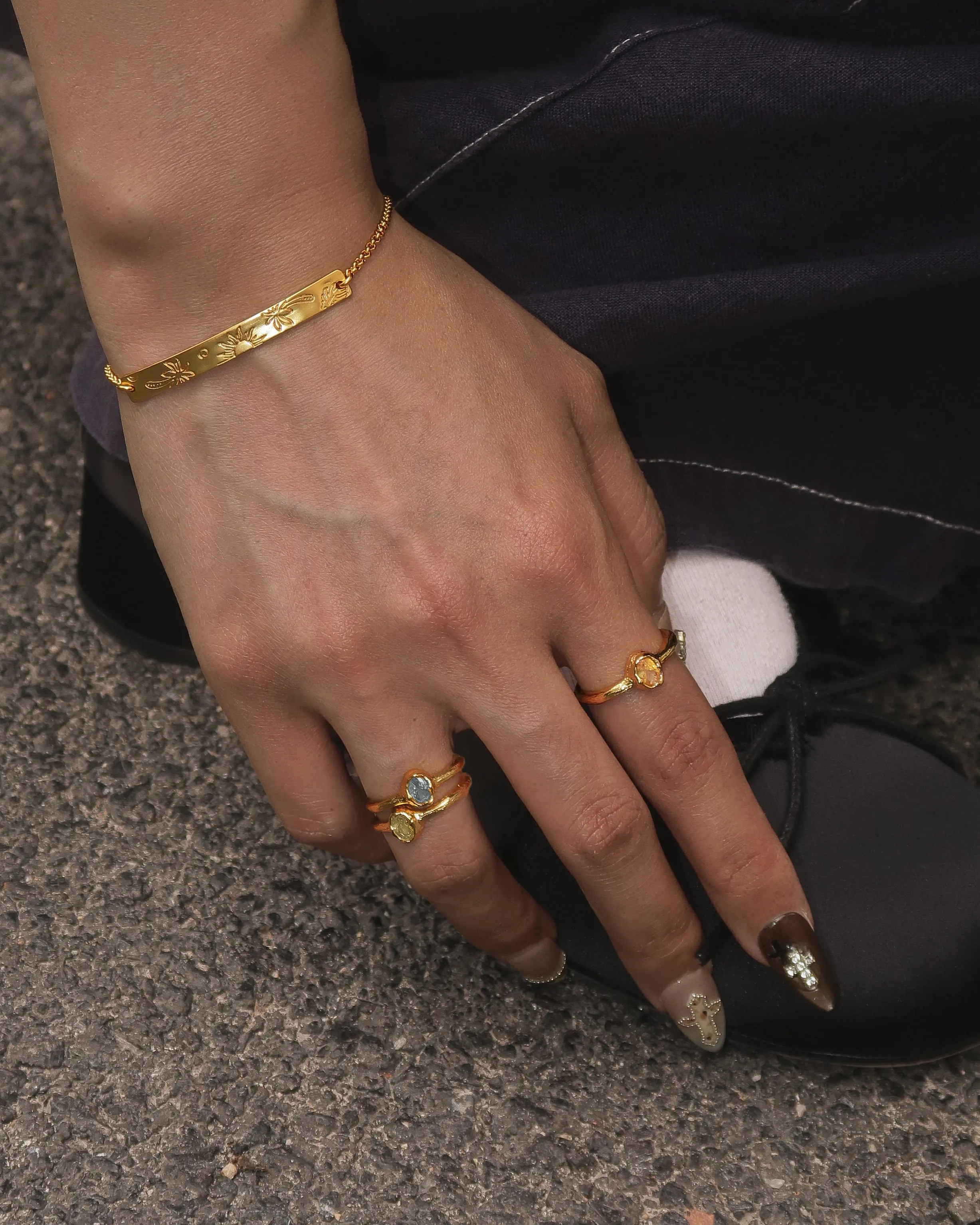 Birthstone Ring in Gold - December sold by En Route Jewelry product image thumbnail 2