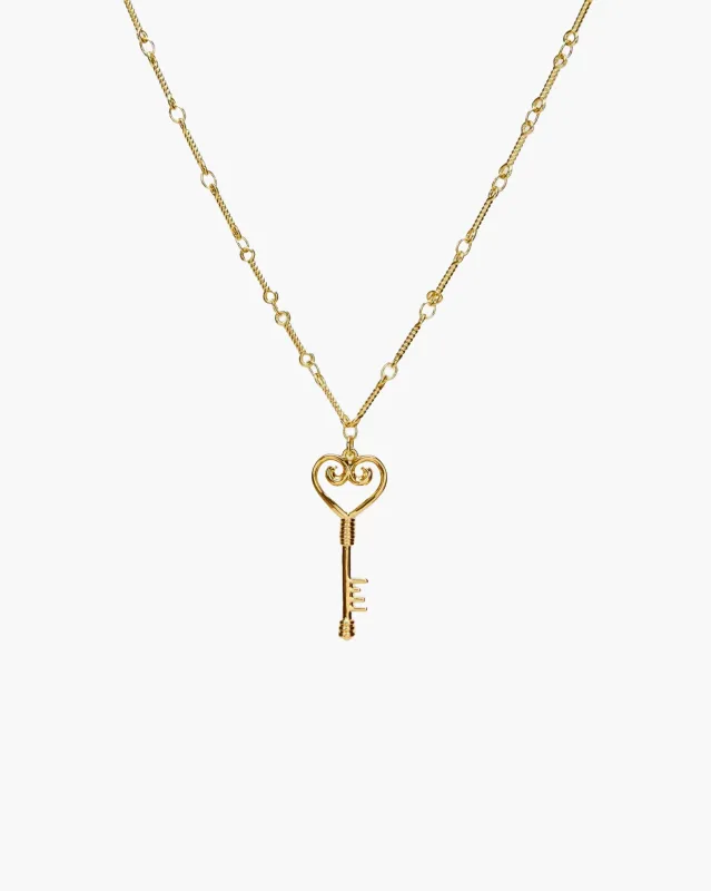 Eternal Love Lock Necklace made by En Route Jewelry