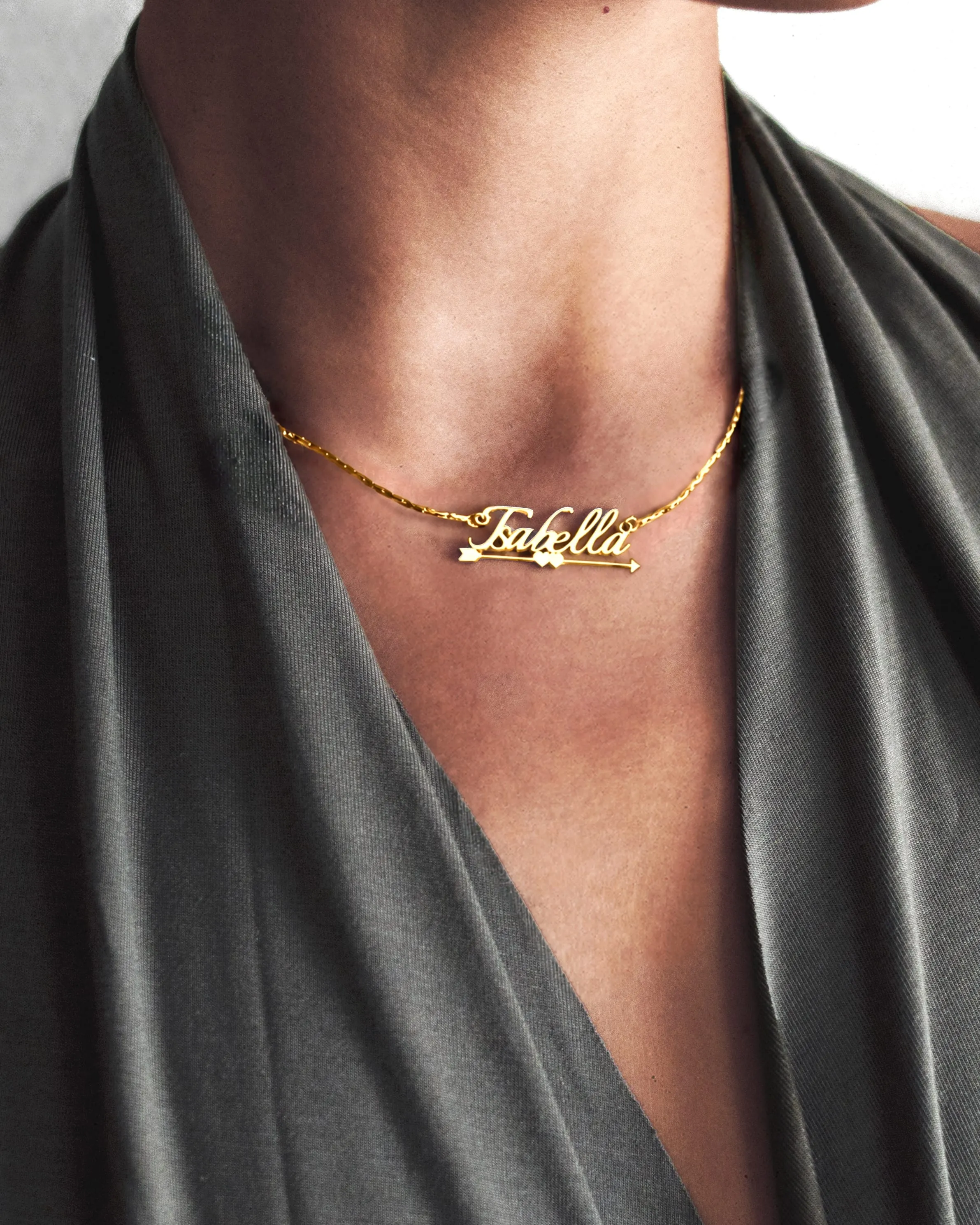 Personalized Name Necklace, Cupid's Arrow sold by En Route Jewelry product image thumbnail 4