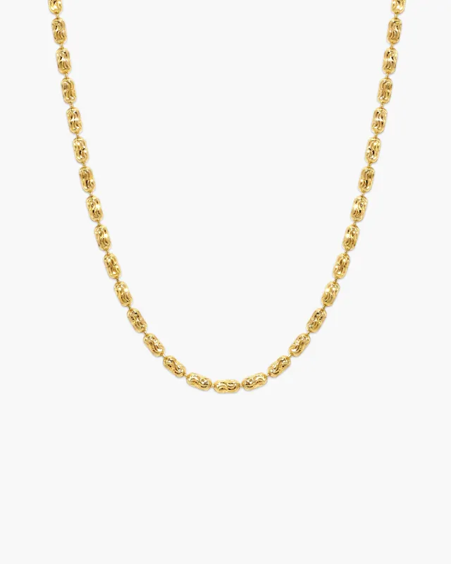 Daze Chain Necklace in Gold made by En Route Jewelry