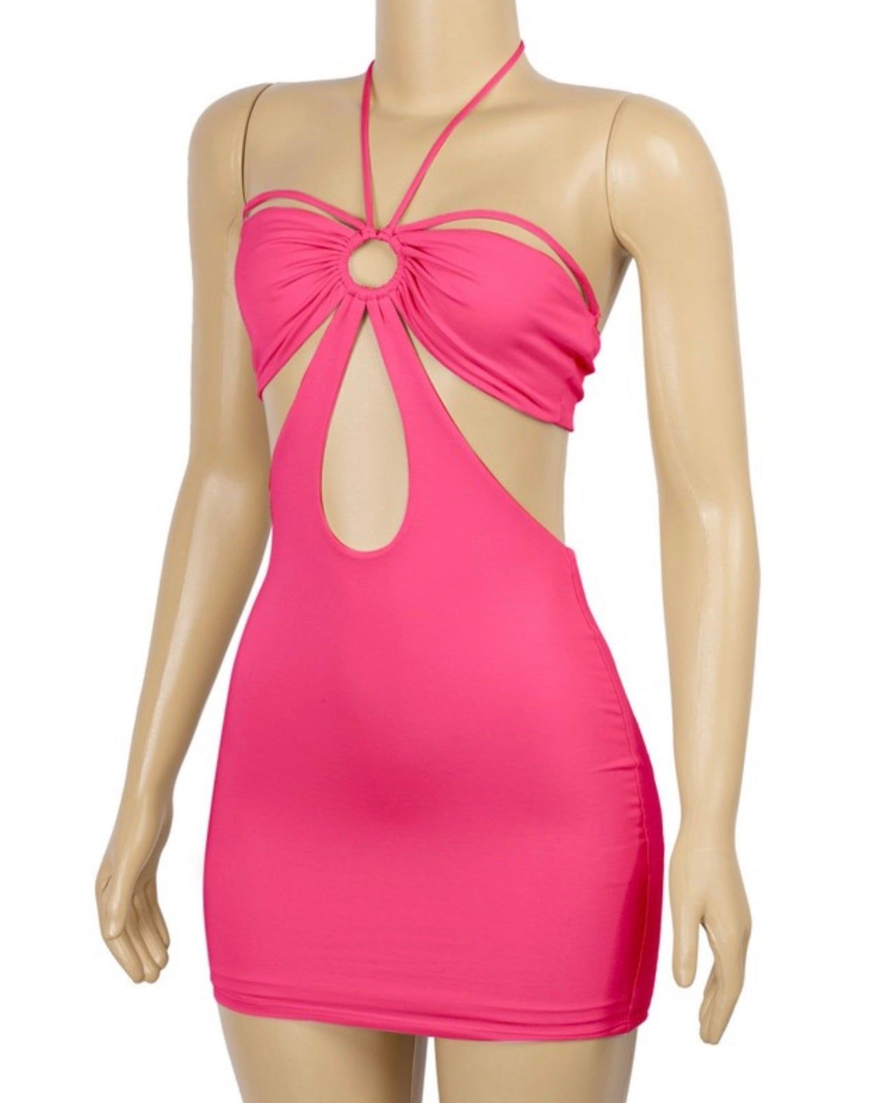 Khalia Dress (Pink) sold by Avenie’s Boutique