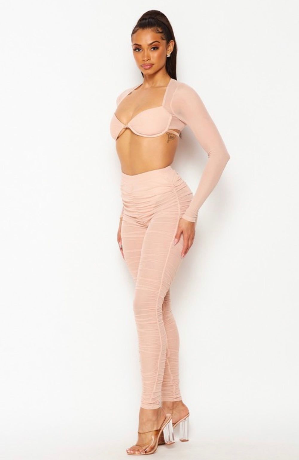 Ivonne Set (Nude) sold by Avenie’s Boutique product image thumbnail 4