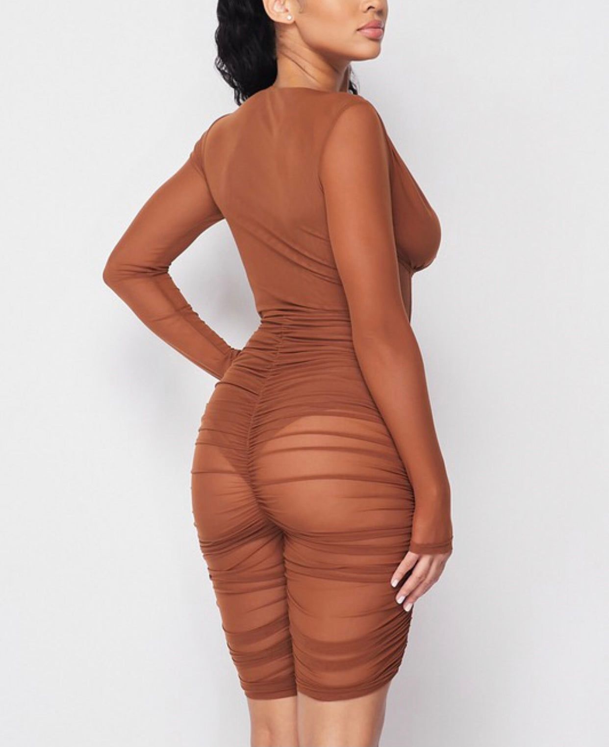 Divine Romper (Brown) sold by Avenie’s Boutique product image thumbnail 2