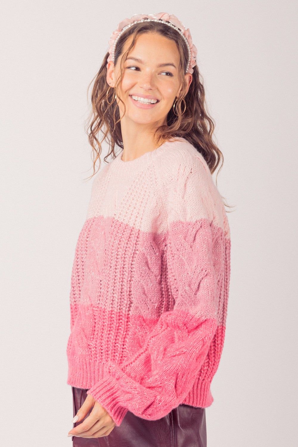 Leigh Knit Sweater Top sold by Avenie’s Boutique product image thumbnail 3