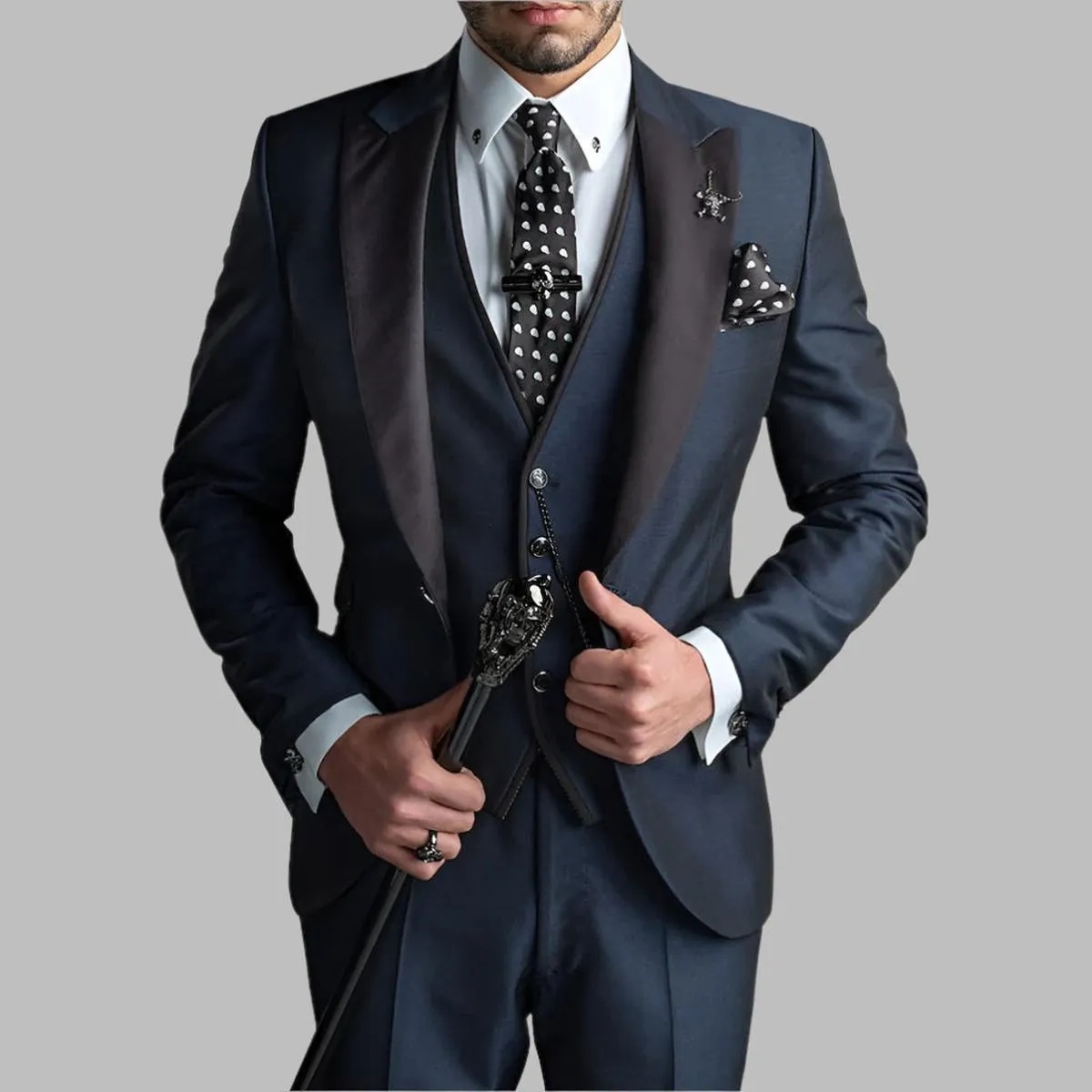 John | Men Luxury Three Piece Wedding Suit Set sold by Northstyle Fashion product image thumbnail 5