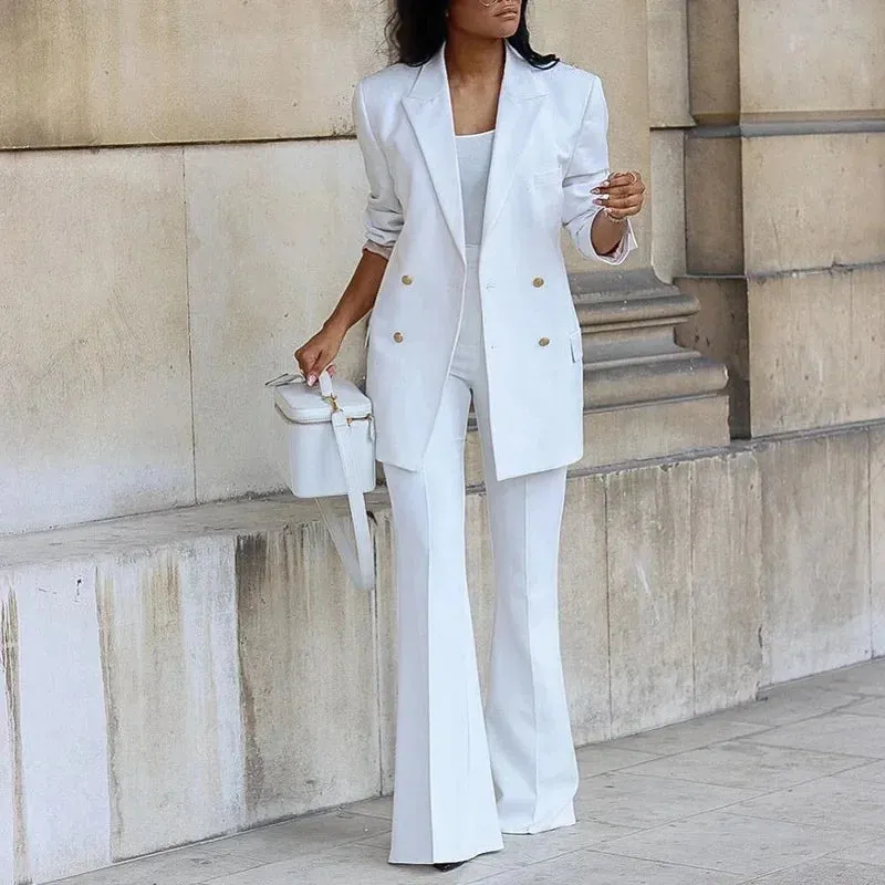 Lorna | Women’s Tailored Two-Piece Power Suit Set sold by Northstyle Fashion