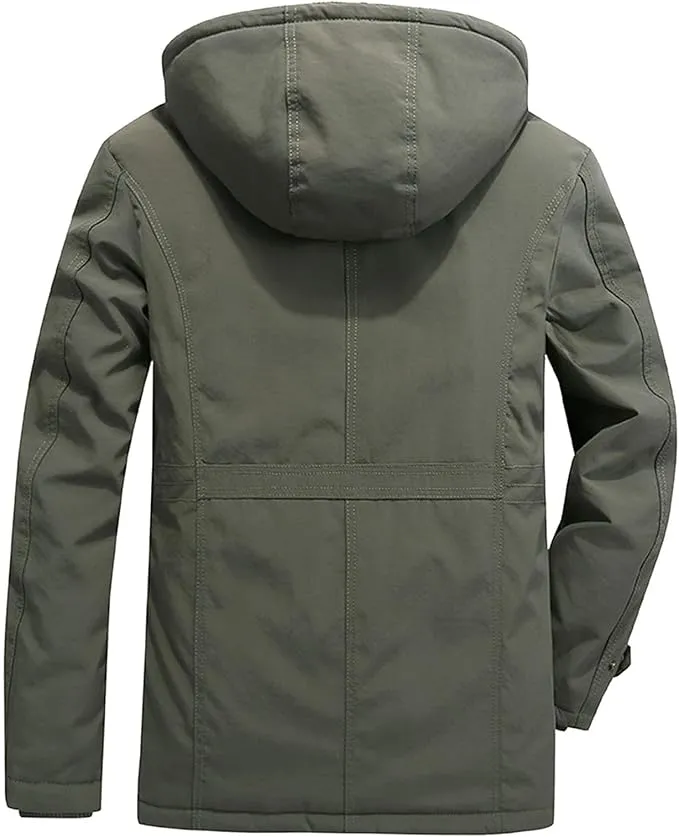 Leon | Men's Utility Pocket Heavy Duty Winter Jacket sold by Northstyle Fashion product image thumbnail 4