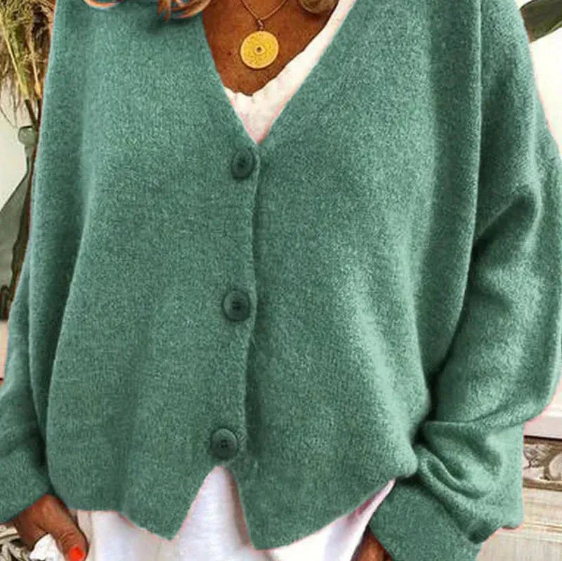 Desiree | Women's V Neck Button Cardigan Sweater sold by Northstyle Fashion product image thumbnail 3