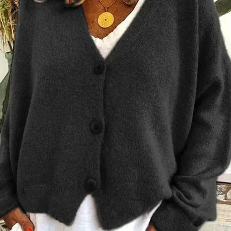 Desiree | Women's V Neck Button Cardigan Sweater sold by Northstyle Fashion product image thumbnail 4