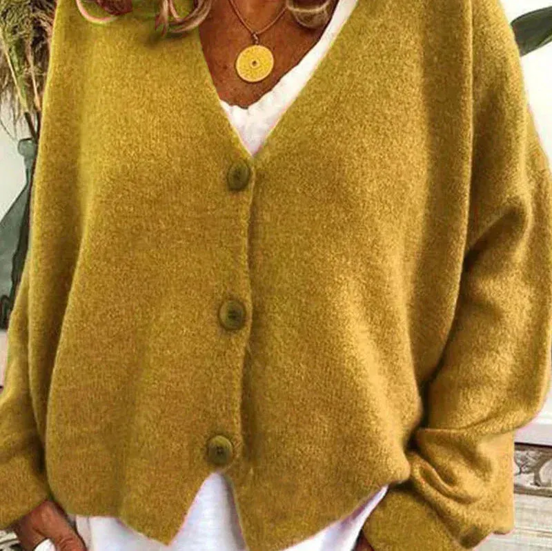 Desiree | Women's V Neck Button Cardigan Sweater sold by Northstyle Fashion product image thumbnail 2