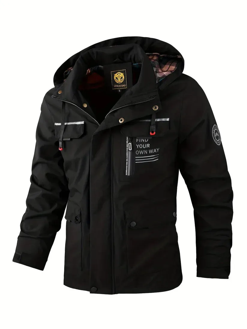 Oliver | Men’s Waterproof Winter Jacket with Hood sold by Northstyle Fashion product image thumbnail 4