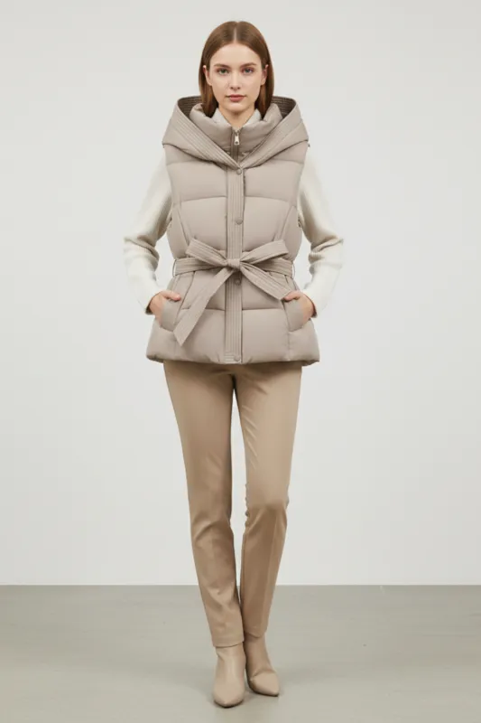 Women’s Warm Hooded Quilted Vest sold by Northstyle Fashion