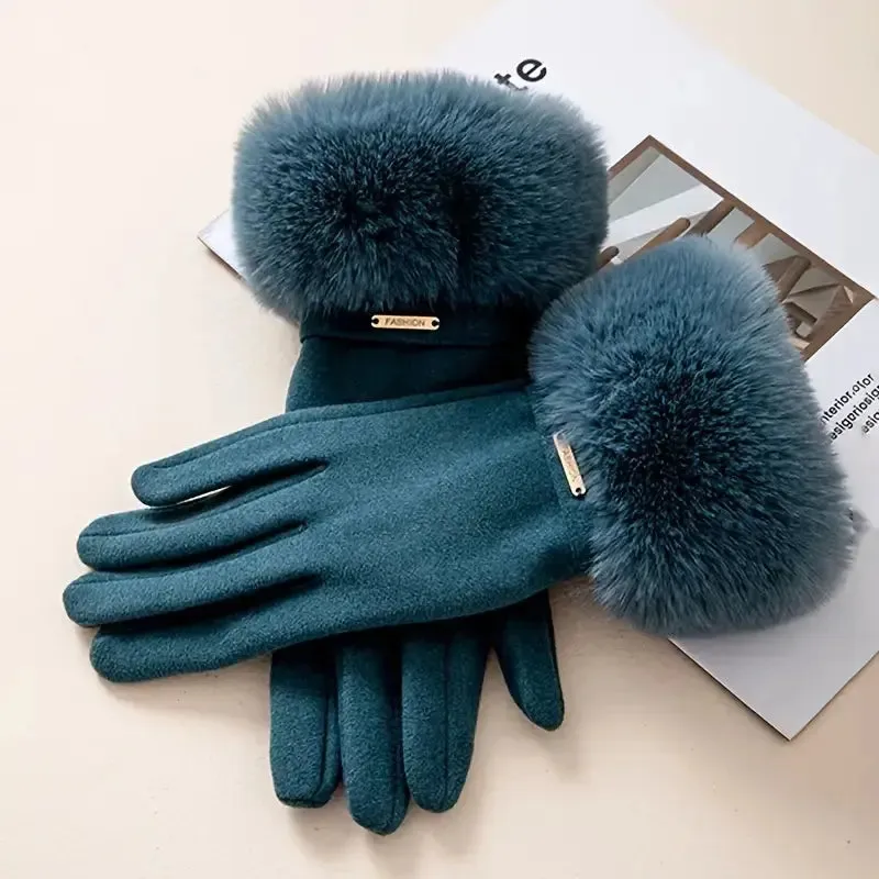 Chloe Luxe Fur Gloves sold by Northstyle Fashion product image thumbnail 2