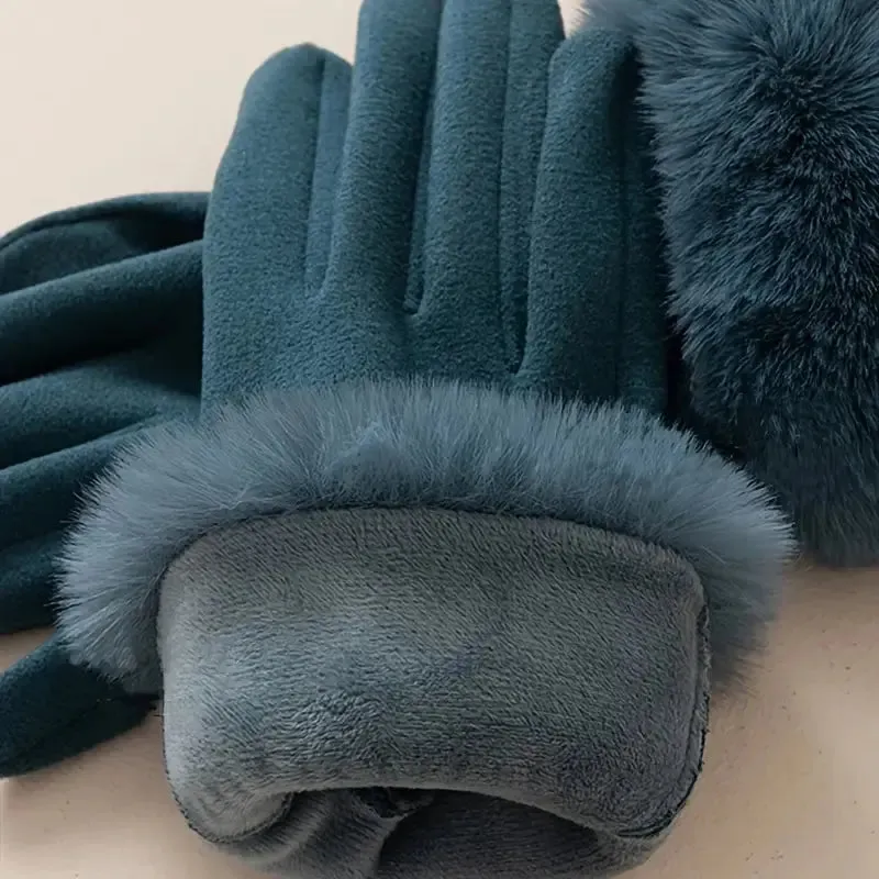 Chloe Luxe Fur Gloves sold by Northstyle Fashion product image thumbnail 4