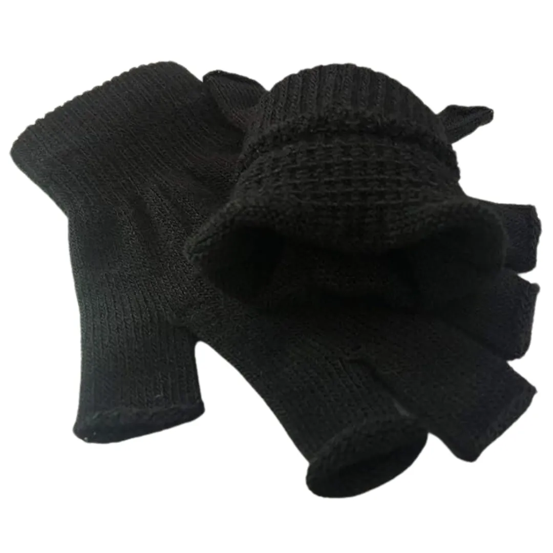 2-Pack Winter Knitted Fingerless Gloves - WarmFlex Set sold by Northstyle Fashion product image thumbnail 2