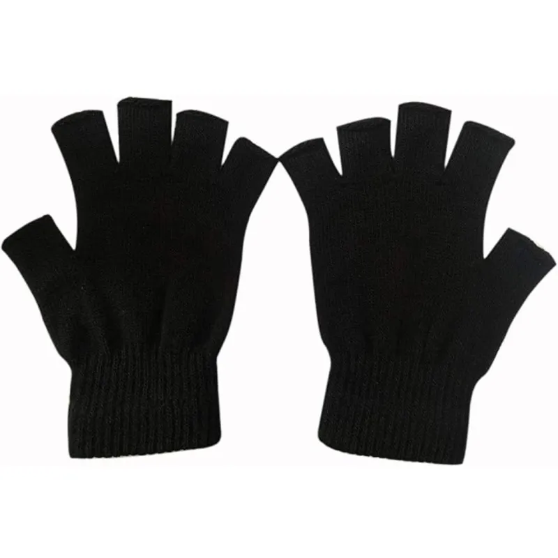 2-Pack Winter Knitted Fingerless Gloves - WarmFlex Set made by Northstyle Fashion