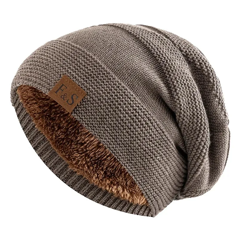 Warm Winter Beanie with Fleece Lining - Luna made by Northstyle Fashion