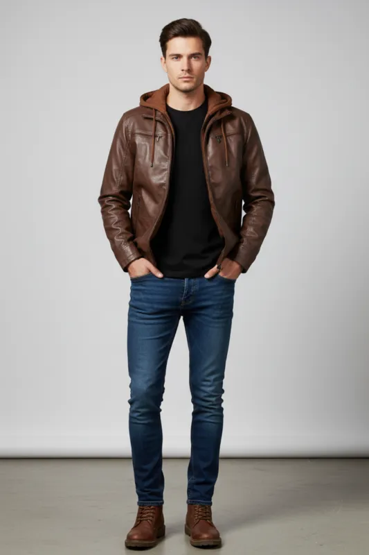 Don | Men's Hooded Bomber Jacket sold by Northstyle Fashion