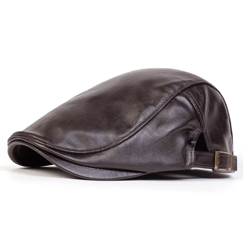 Leather Driver Cap made by Northstyle Fashion