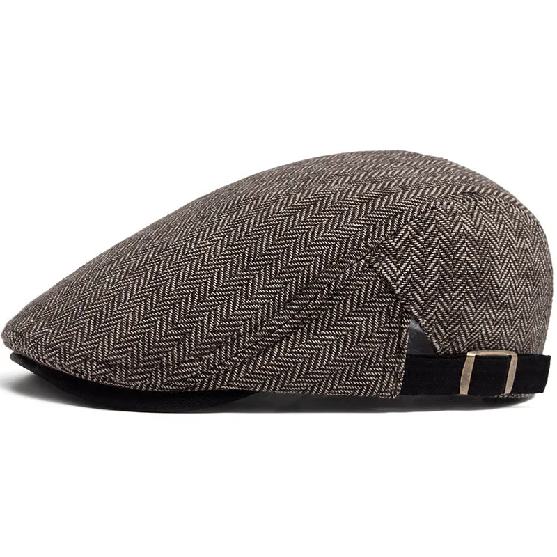 Herringbone Wool Driver Cap sold by Northstyle Fashion product image thumbnail 5