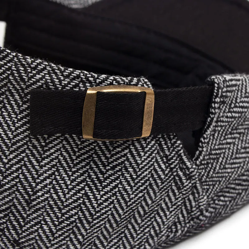 Herringbone Wool Driver Cap sold by Northstyle Fashion product image thumbnail 3