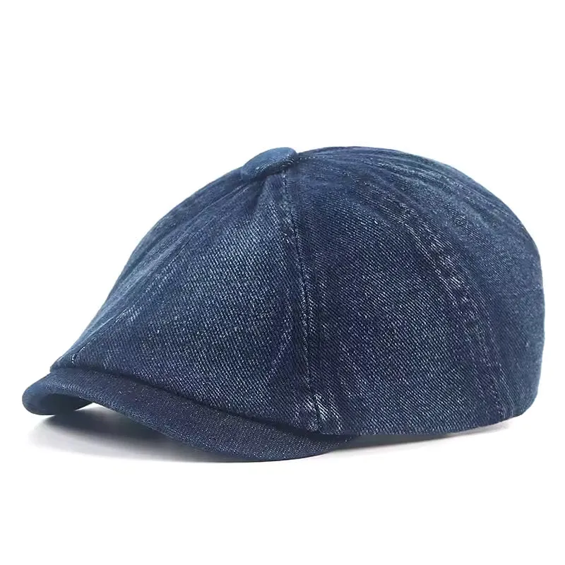 Denim Newsboy Cap sold by Northstyle Fashion