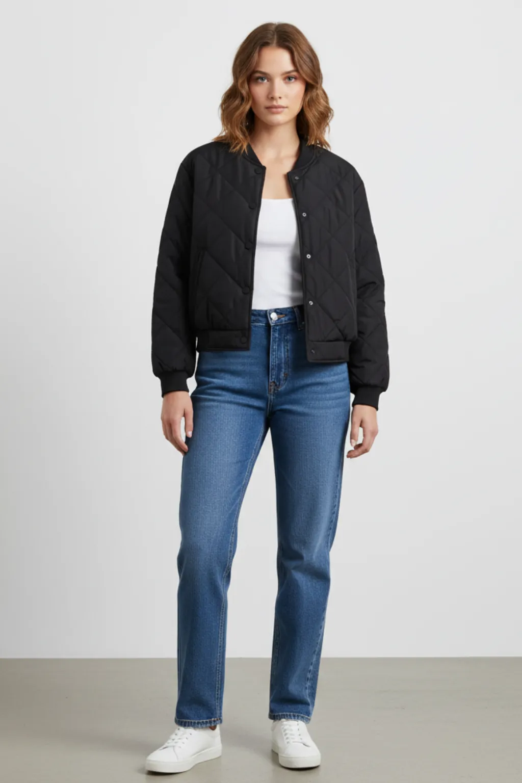 Women’s Casual Warm Bomber Jacket sold by Northstyle Fashion product image thumbnail 2