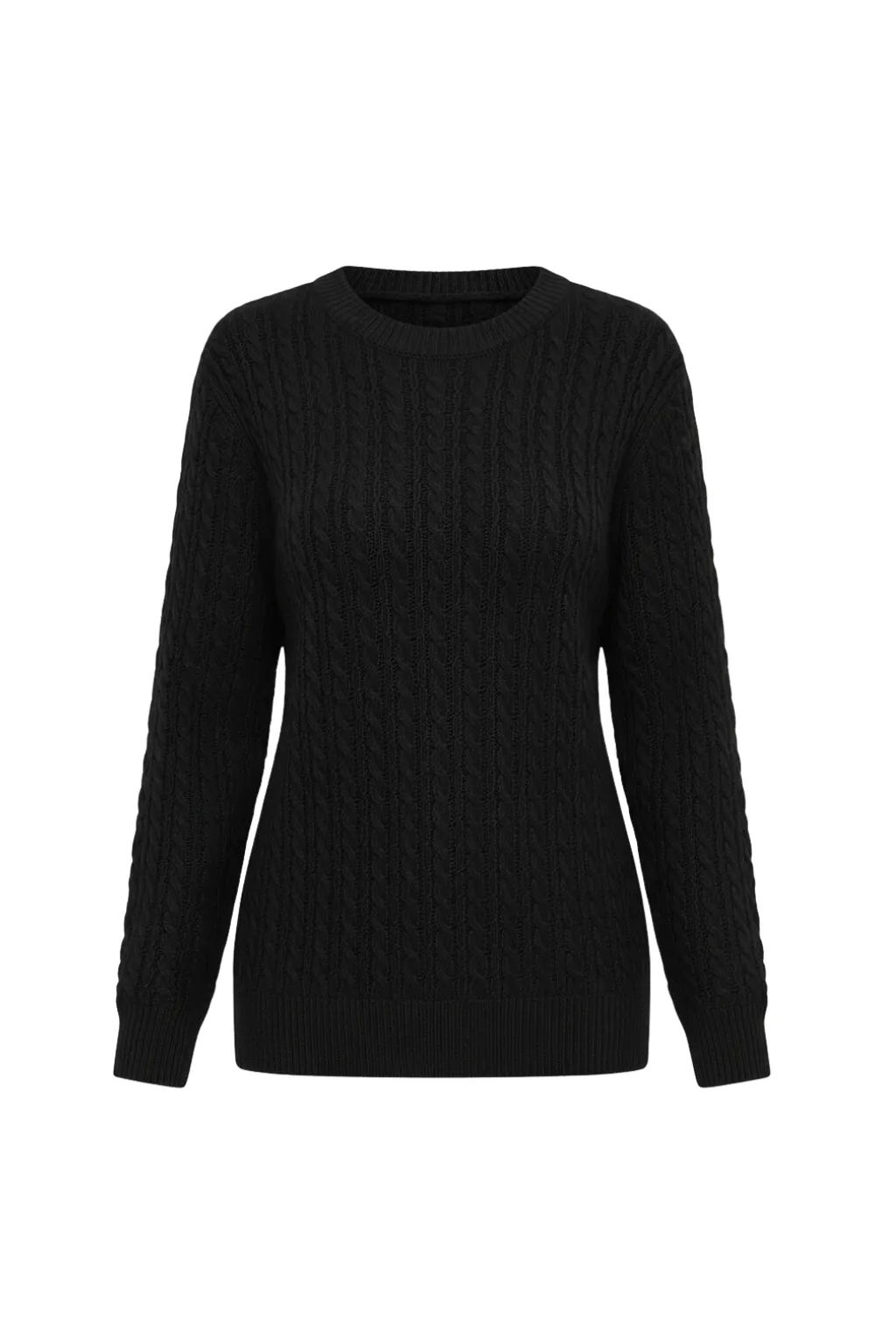 Women’s Long Sleeve Cable Knit Sweater sold by Northstyle Fashion product image thumbnail 5