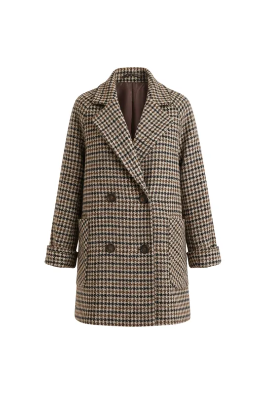 Women’s Checkered Jacket for Refined Elegance sold by Northstyle Fashion