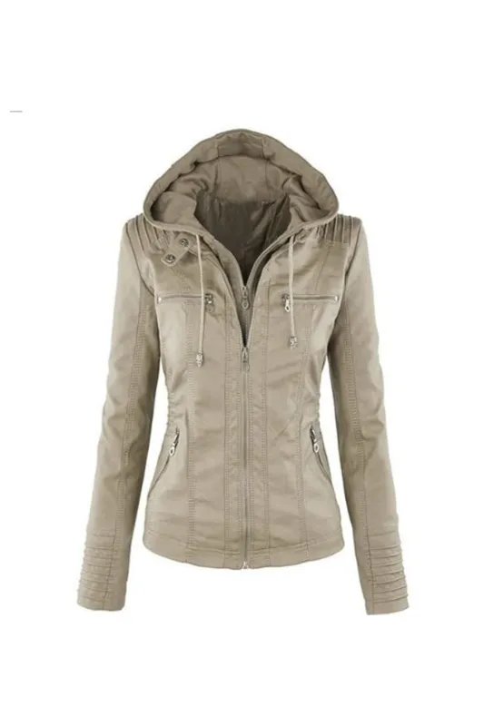Women’s Stylish Comfortable Leather Jacket sold by Northstyle Fashion