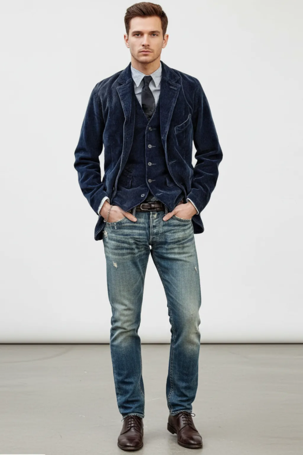 Men's Wool Jacket and Vest sold by Northstyle Fashion product image thumbnail 4