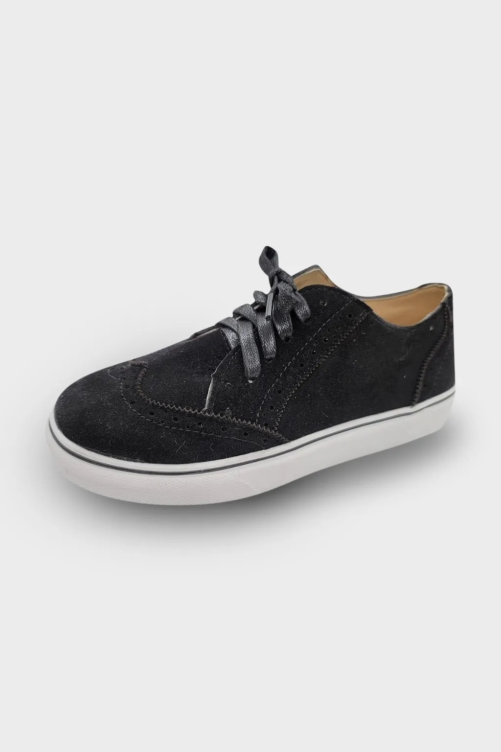 Women’s Suede Lace Up Trainers Comfortable Casual Walking Shoes sold by Northstyle Fashion product image thumbnail 3