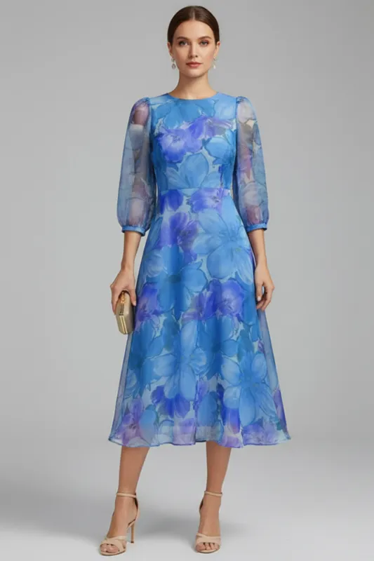 Women’s Floral Print Midi Dress sold by Northstyle Fashion
