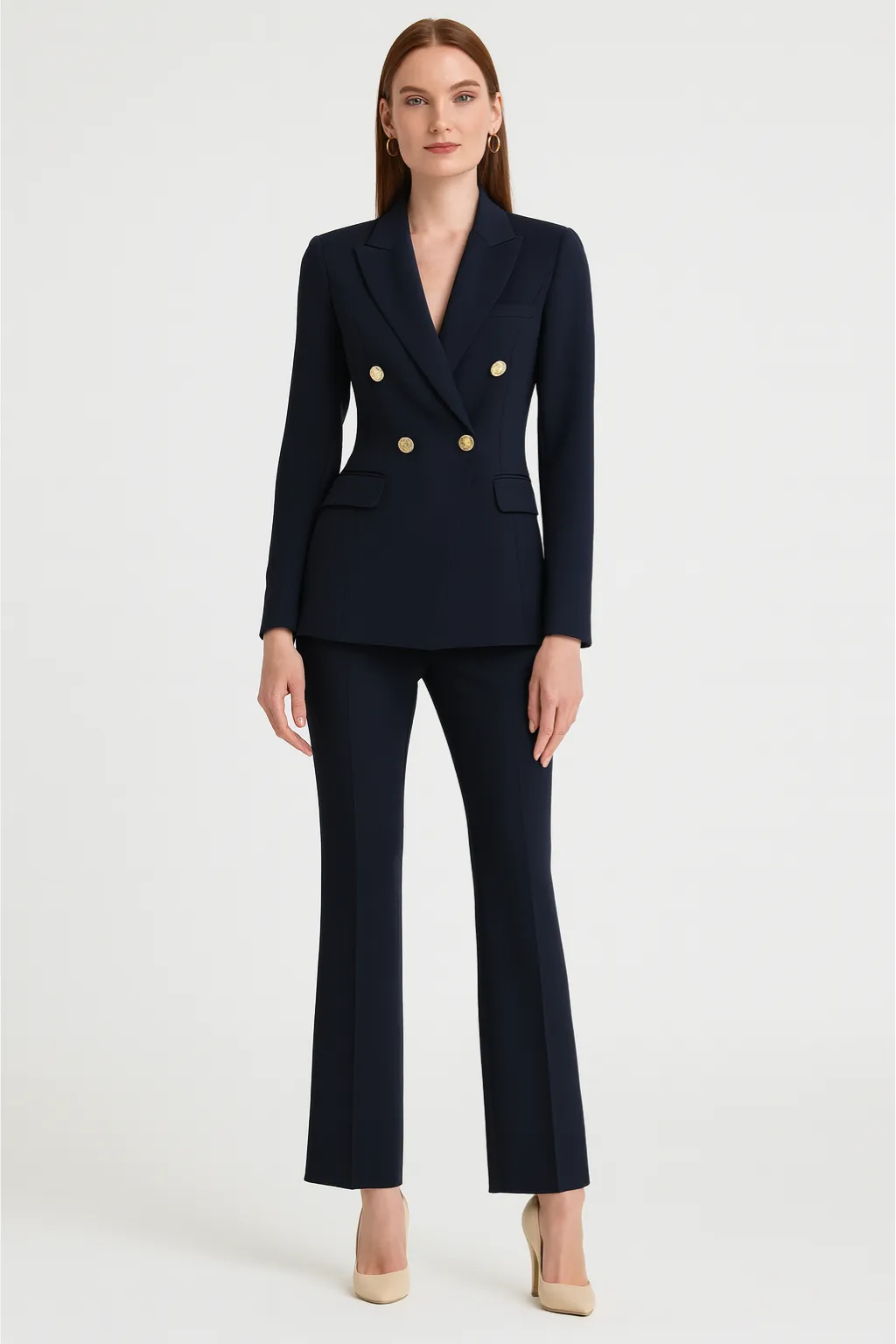 Women’s Two-Piece Blazer and Trousers Suit Set Formal Workwear sold by Northstyle Fashion product image thumbnail 3