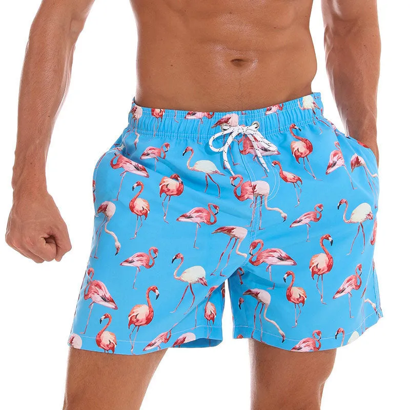 Men’s Quick-Dry Printed Swim Shorts Holiday Beach Trunks sold by Northstyle Fashion product image thumbnail 3