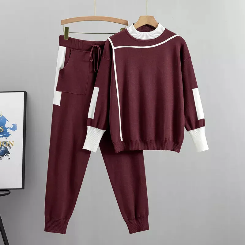 Hannah | Women’s Casual Relaxed Fit Sweater and Pants Set sold by Northstyle Fashion